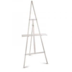 Chevalet d’exposition en acrylique transparent Gertaecker, 60 x 58 x 150 cm