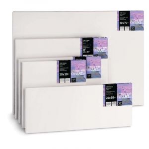 Châssis pin 100% coton I Love Art - Gerstaecker, 50 cm x 70 cm, Standard, 300 g/m², 1. Standards