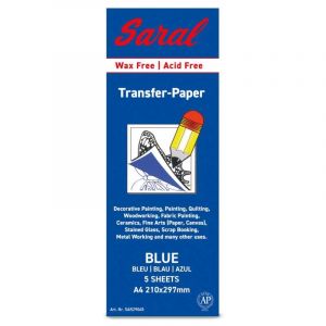 Assortiment de papier transfert Saral, Bleu, Bleu