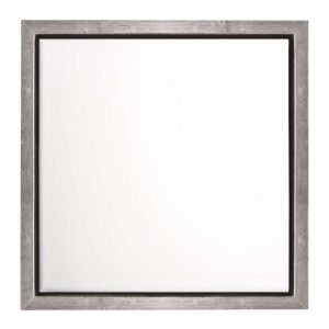 Set châssis entoilé + caisse américaine, 30 cm x 30 cm, Argent, 2. Carrés