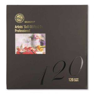 Pastels &agrave; l'huile tendres pour artistes Gallery Professional, Set, 120 couleurs
