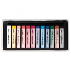 Coffret de pastels secs Jaxell, 12 pastels