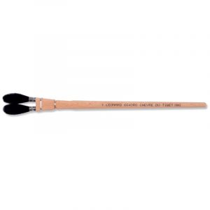 Pinceau à chiqueter 2 mèches, pointe à bout pointu, série 6643RO Léonard, 3, 12,00