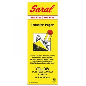 Assortiment de papier transfert Saral, Jaune, Jaune
