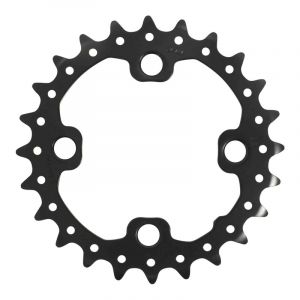 Plateau VTT Shimano SLX 2x10v int&Atilde;&copy;rieur (24 &Atilde;&nbsp; 28 dents) noir- 28 den