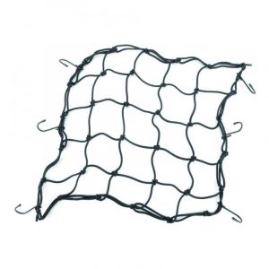 FILET BAGAGE NOIR AVEC CROCHETS- 30X30