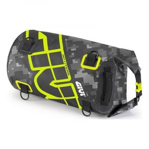 Sac rouleau de selle Givi Easy T 30 Litres camo gris/jaune