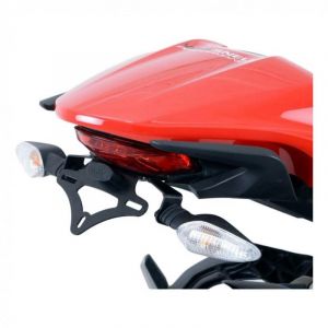 Support de plaque d&acirc;immatriculation R&G Racing noir Ducati Monster 8