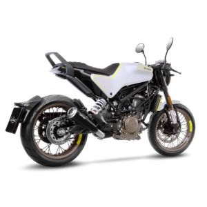 Silencieux Leovince GP One Inox noir Husqvarna Svartpilen 401 18-19