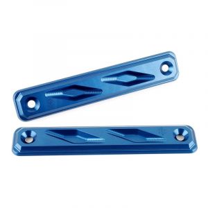 Protetcion lat&Atilde;&copy;rales de radiateur bleu Gilles Tooling Suzuki SV 650 1