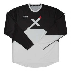 Maillot enfant VTT G-Form Pro-X4 Noir/Blanc- S/M