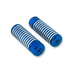 Pegs BMX 24T X 26T (5/16''-3/8'') V BIKE aluminium bleu &Atilde;26mm