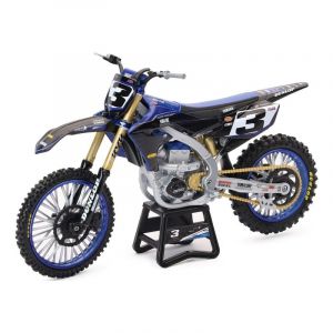 Moto miniature New Ray Yamaha 450 YZF Eli TOMAC &Atilde;chelle 1/12&Acirc;&deg;