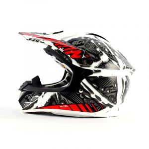 Casque cross Scorpion VX-15 AIR PETROL Blanc- L