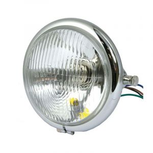 Phare Bates Custom chrom&Atilde;&copy; &Atilde; 14,6 cm fixations lat&Atilde;&copy;rales