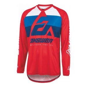Maillot cross Answer Syncron CC bleu/rouge/blanc- XS