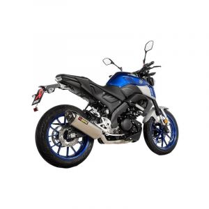 Ligne compl&Atilde;&uml;te Akrapovic titane embout carbone Yamaha YZF-R 125 2021