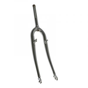 Fourche rigide vÃ©lo VTT 26'' pivot filetÃ© 1'' (int 22,2mm) QR V-brake
