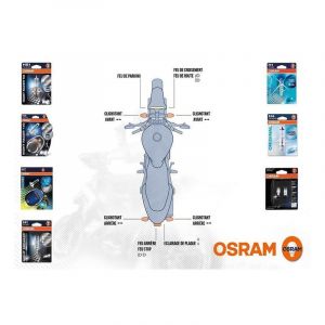 Kit Ampoule Osram Yamaha XJ 600 92-03