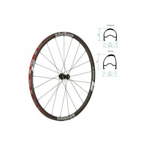 Paire de roues Vision TriMax 25 Centerlock Tubeless Ready- Shimano 11v