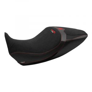 Housse de selle Tappezzeria Saranda 1 Velvet confort noire Ducati Diav