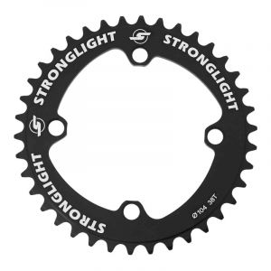 Plateau BMX Stronglight 1 plateau (37 &Atilde;&nbsp; 45 dents) noir Diam 104mm- 42