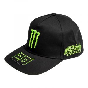 Casquette Fabio Quartararo Monster Energy noir/vert