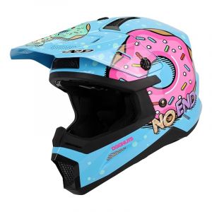 Casque cross enfant Noend Donuts bleu- Y-M