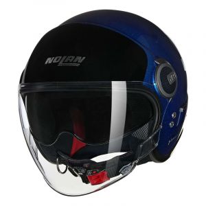 Casque jet Nolan N21 Visor 06 Verniciatura Speciale 343 bleu profond/n