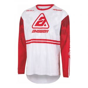 Maillot cross Answer Arkon Trials rouge/blanc- L