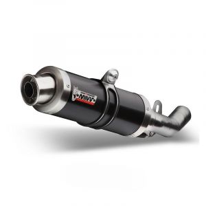 Ligne complÃ¨te inox homologuÃ©e MIVV GP acier noir Yamaha MT125 14-19