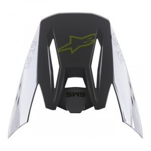 Casquette casque cross Alpinestars S-M5 Bond argent/jaune fluo/militar