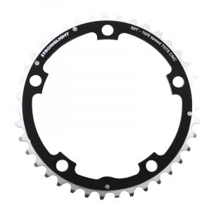 Plateau v&Atilde;&copy;lo de route Stronglight 3x9-10v milieu (39 &Atilde;&nbsp; 42 dents) noi