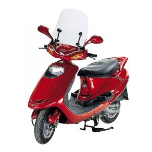 Pare-brise haut Fabbri Kymco 125 Heroism 95-97 transparent sans bordur