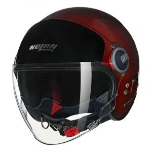 Casque jet Nolan N21 Visor 06 Verniciatura Speciale 344 rouge visc&Atilde;&copy;ra