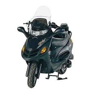 Pare-brise moyen Fabbri Kymco Dink 125 97-04 transparent sans bordures