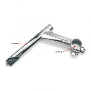 Potence &Atilde;&nbsp; plongeur &Atilde;22,2mm V BIKE 100mm pour cintre &Atilde;25,4mm noir