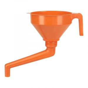 Entonnoir plastique Pressol orange avec bec rigide WAL &Atilde; 160mm