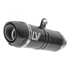 Silencieux universel Leovince GP Corsa Evo inox noir &Atilde; 54 mm