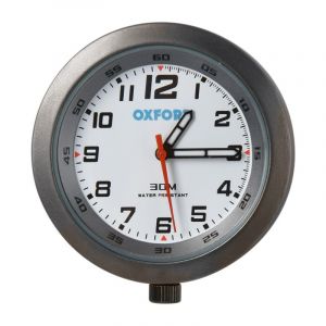 Horloge Oxford Anaclock titane inox &Atilde;&copy;tanche avec support