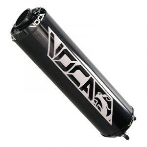 Silencieux Voca Racing alu noir embout de sortie anodisÃ©e noir moto 5
