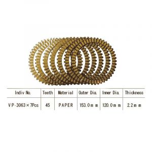 Kit disques d'embrayage garnis Kyoto Suzuki RF 600 R 93-96