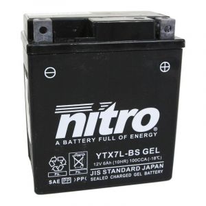 Batterie SLA Nitro 12V 6Ah YTX7L-BS