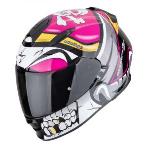 Casque int&Atilde;&copy;gral Scorpion Exo-491 Pirate rose- XS