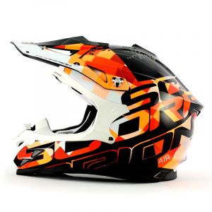 Casque cross Scorpion VX-15 EVO AIR GRID Noir/Orange- M