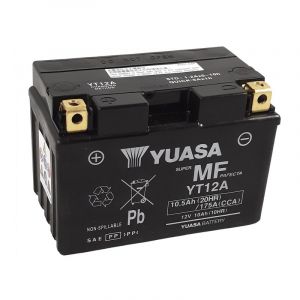 Batterie Yuasa YT12A-BS 12V 10 Ah AGM pr&Atilde;&ordf;te &Atilde;&nbsp; l&acirc;emploi