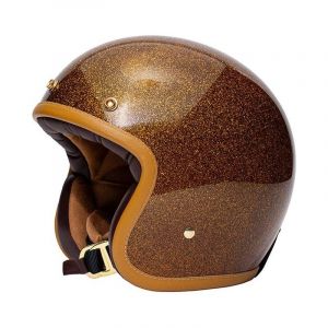 Casque jet M&Atilde;&cent;rk&Atilde;&para; The Classic marron paillet&Atilde;&copy; (ECE 22.05)- 2XL