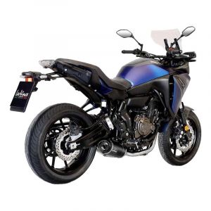 Ligne compl&Atilde;&uml;te catalys&Atilde;&copy;e Leovince LV One inox noir Yamaha Tracer 7 2