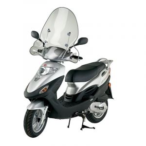 Pare-brise haut Fabbri Kymco 125 Vivio 01-05 transparent sans bordures