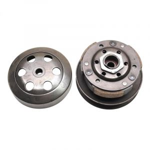 Embrayage D.107 avec poulie et cloche adaptable scooter 50 chinois 139